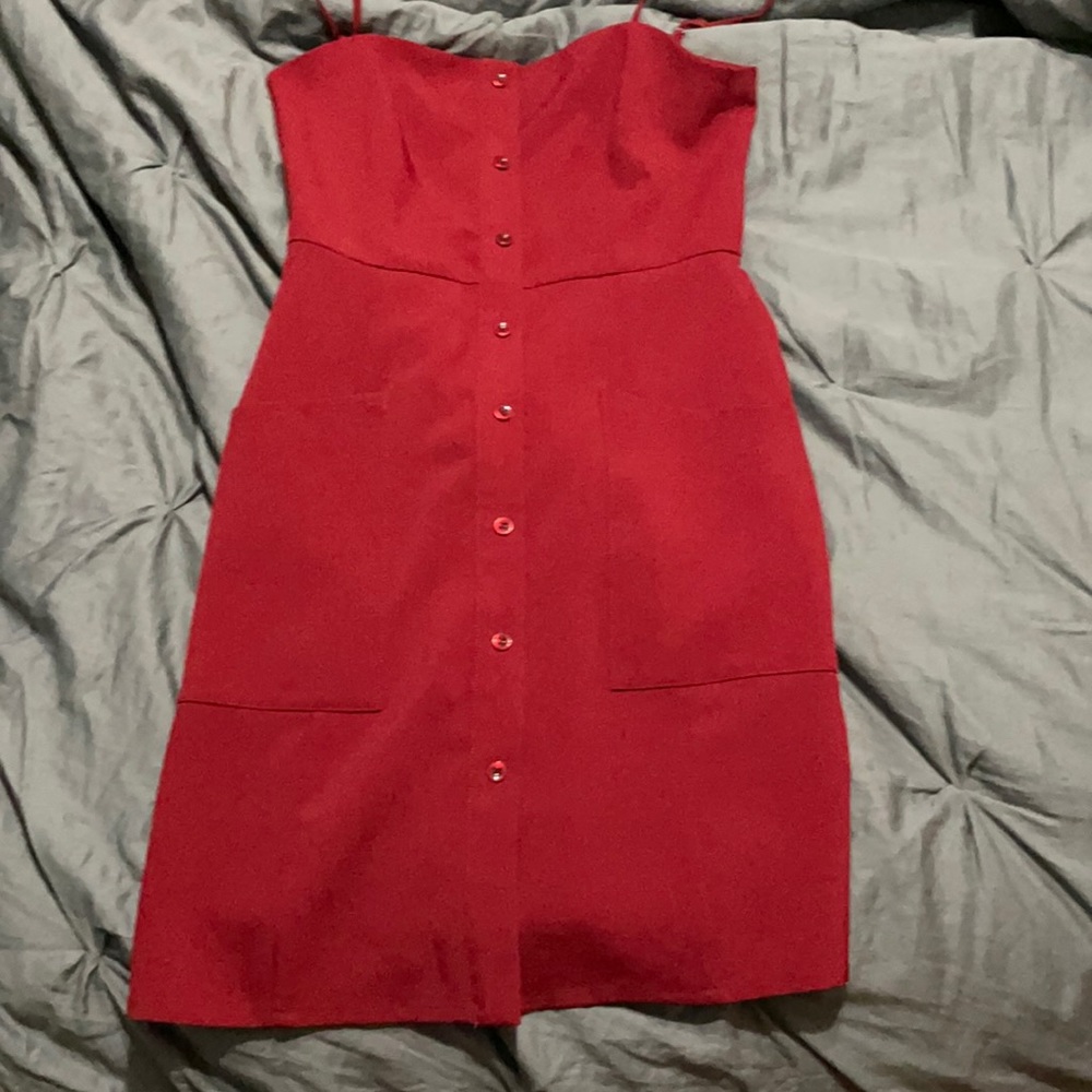 As if little red dress